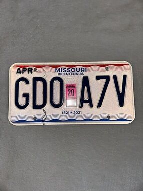 Missouri- License Plate